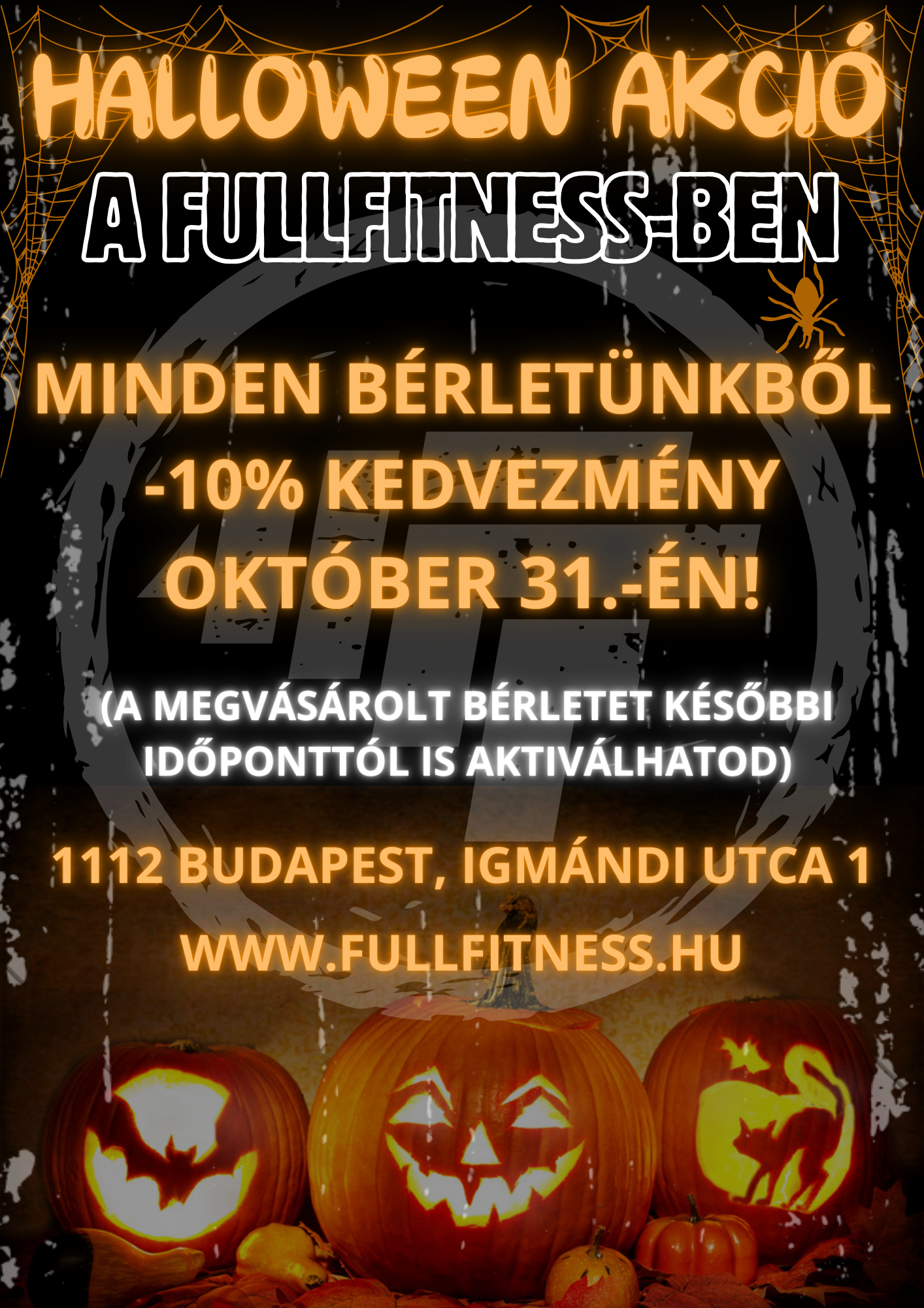 Read more about the article Halloween akció a Fullfitnessben!